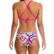 Funkita White Diamond Tie Down Bikini