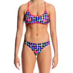 Funkita Inked Tie Down Bikini Ladies