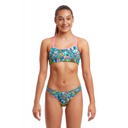 Funkita Feather Fairy Girls Criss Cross Bikini