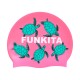 Funky Paddling Pink Swimcap Badmuts
