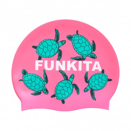 Funky Paddling Pink Swimcap Badmuts