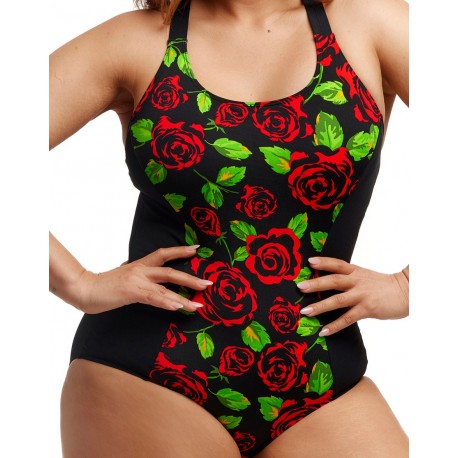 Fumkita Form Brace Me Back Black Rose