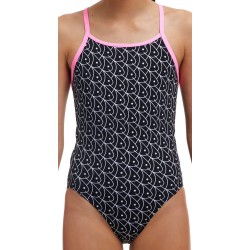 Funkita Summer Fish Diamond Back badpak Girls